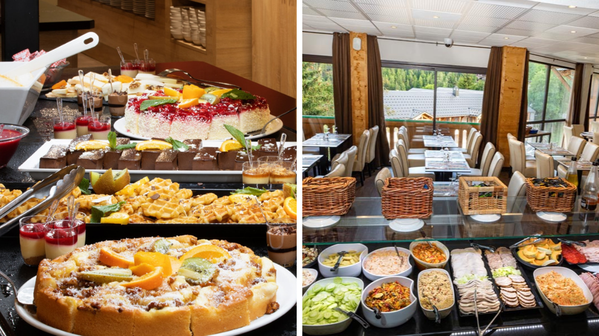 Formule So'inclusive : buffets variés et copieux, ambiance conviviale et familiale