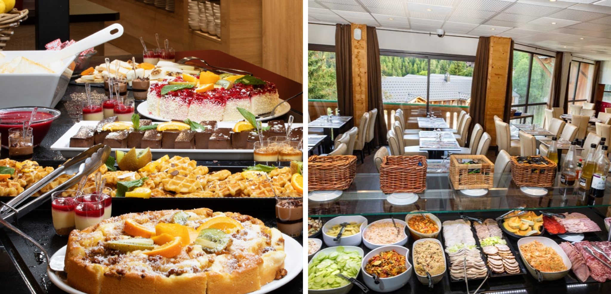 Formule So'inclusive : buffets variés et copieux, ambiance conviviale et familiale