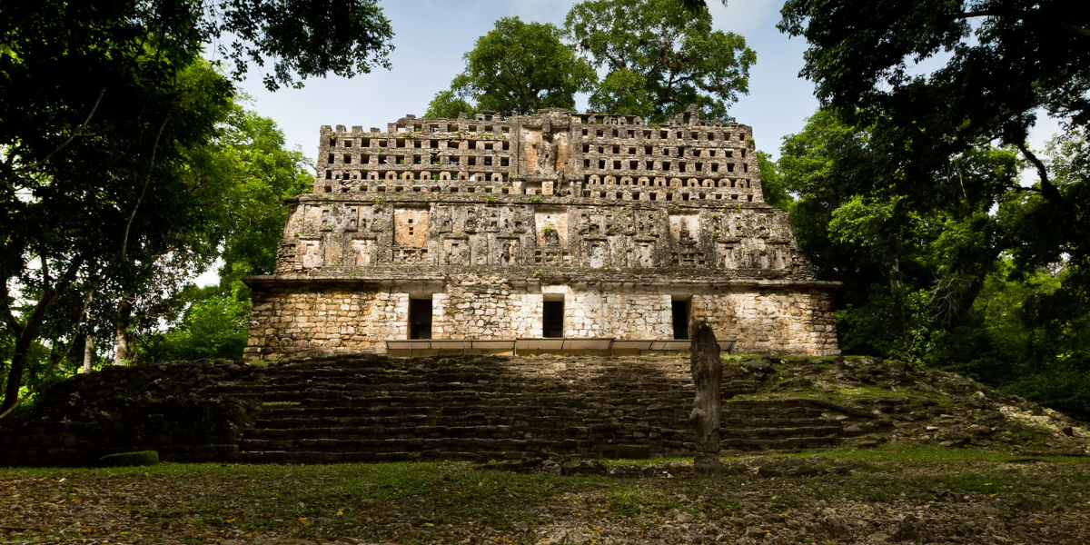 Vestiges de Yaxchilán, Chiapas, Mexique 