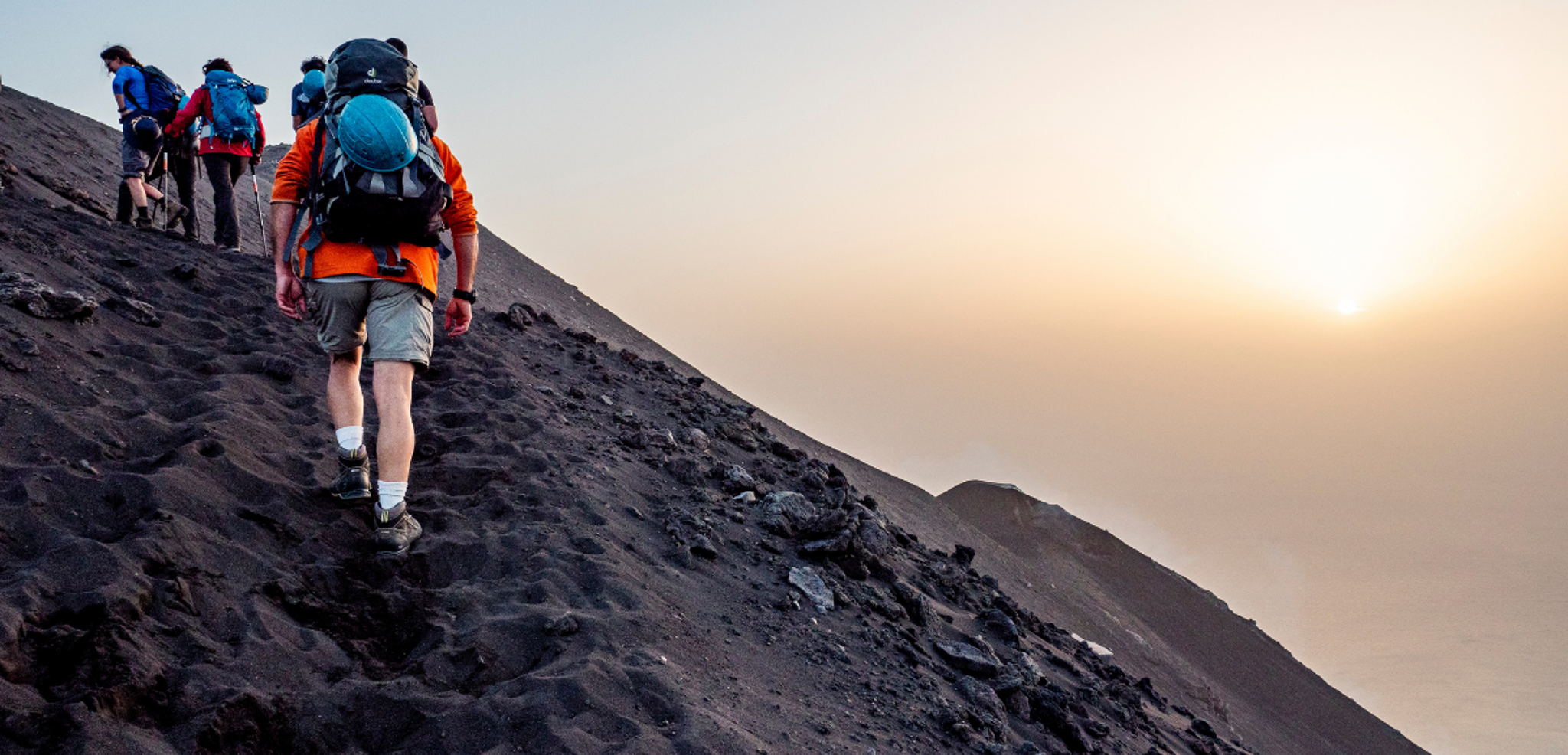 Marchez sur les pentes des volcans, comme l'Etna