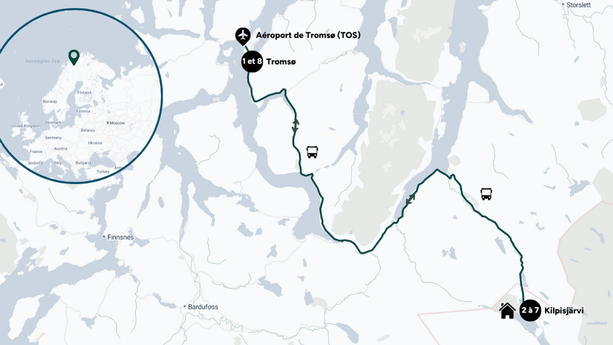 L'itinéraire de ton aventure