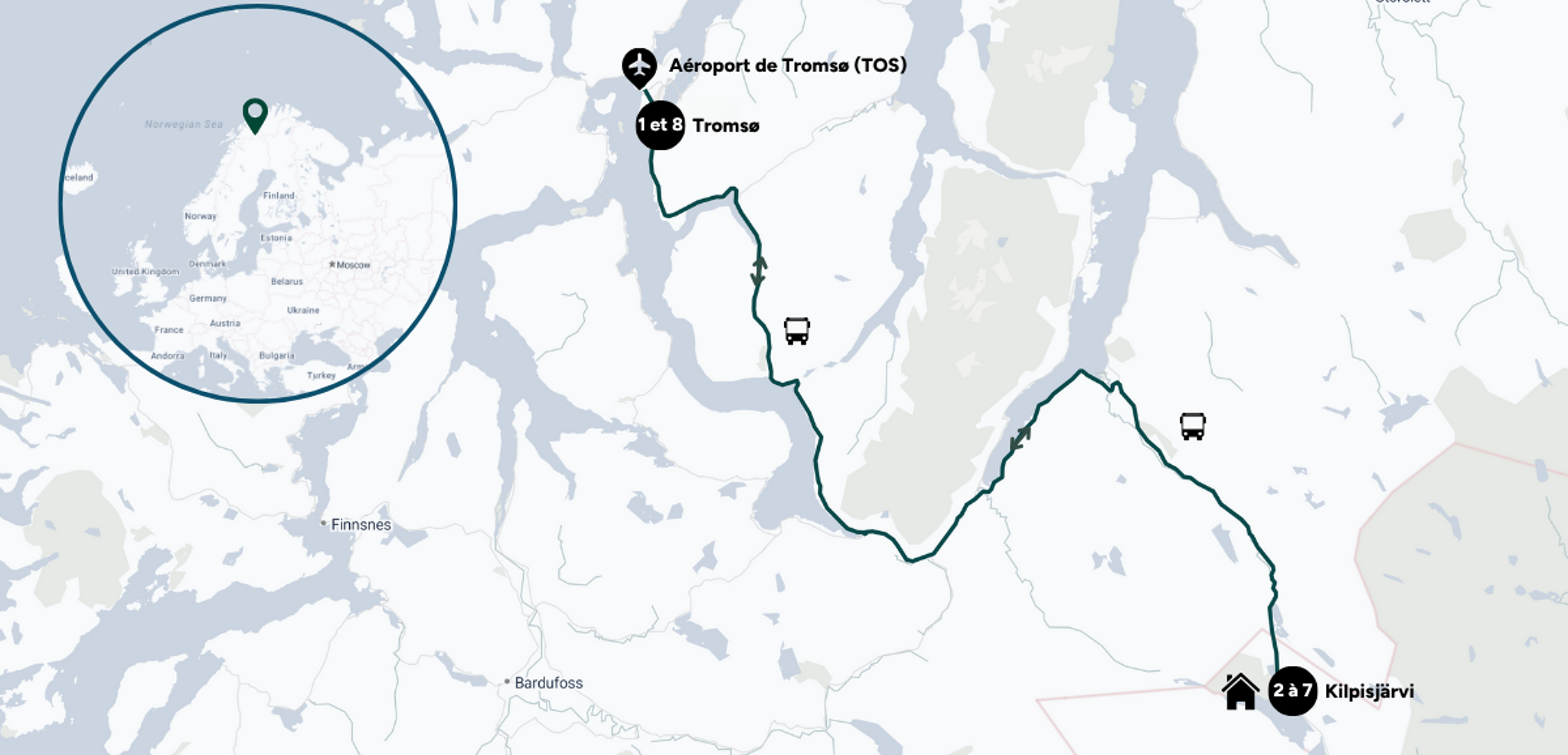 L'itinéraire de ton aventure