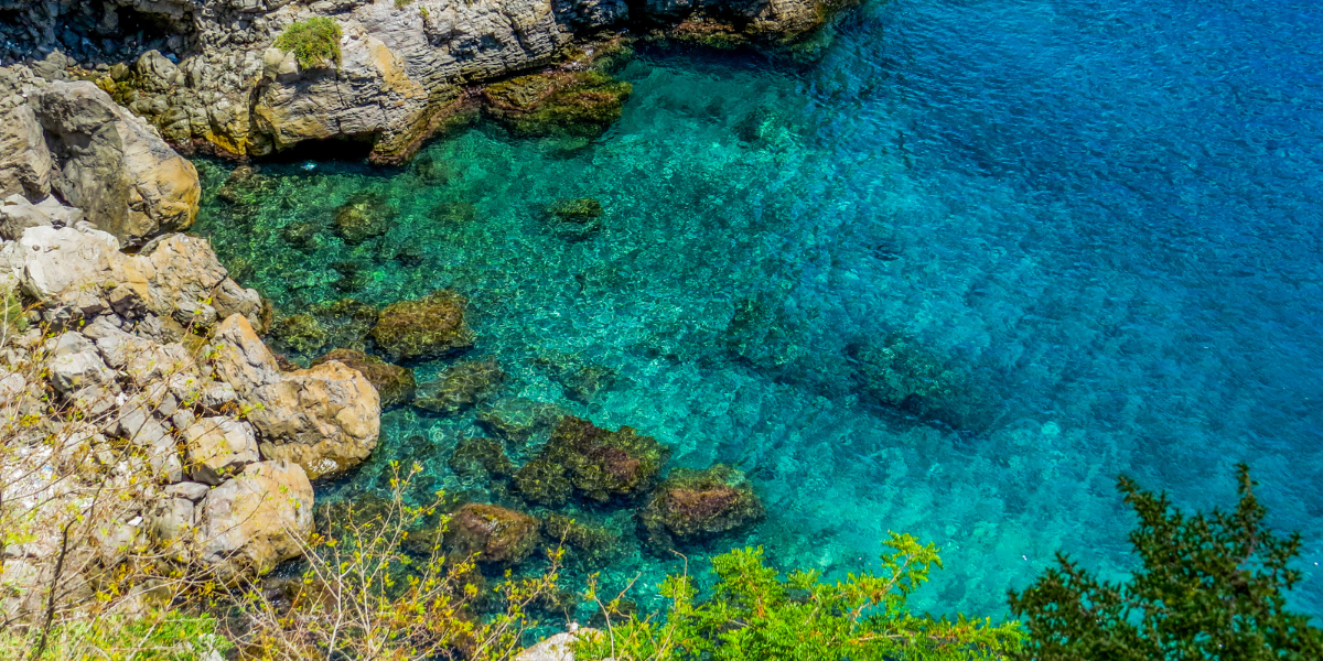 Baignades dans les eaux cristallines