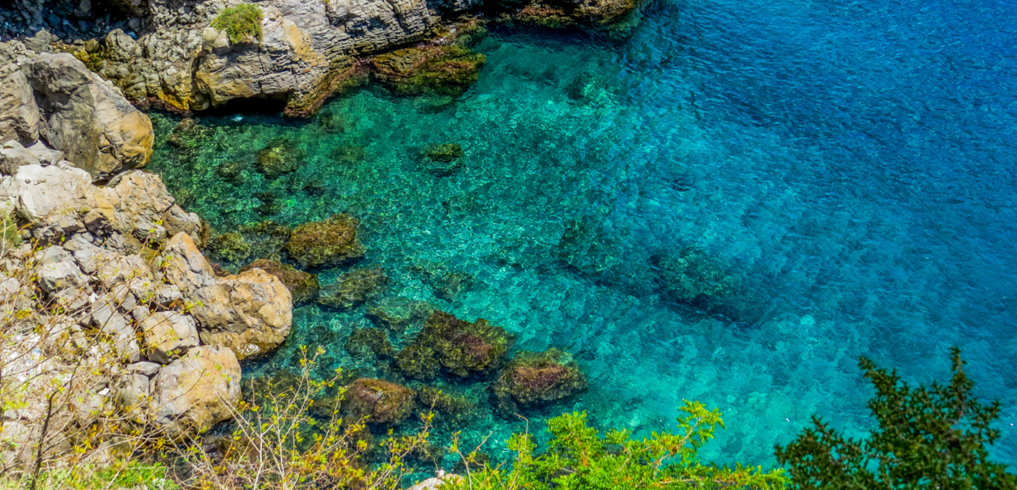 Baignades dans les eaux cristallines