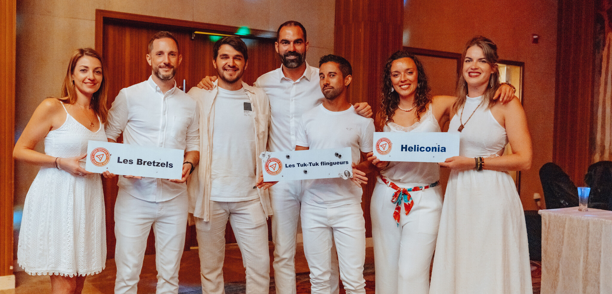 Et une soirée blanche de remise de prix !