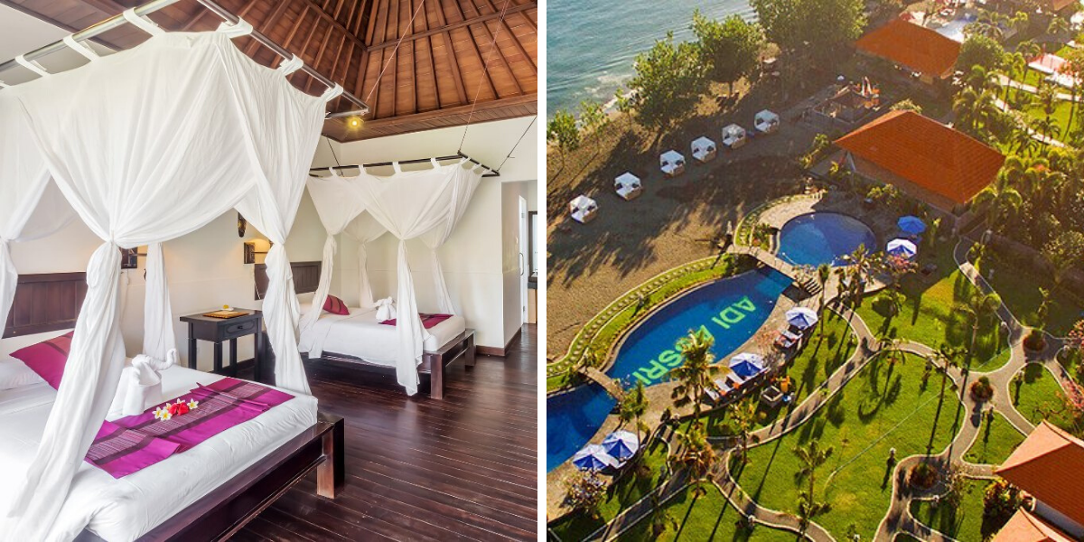 Votre hôtel à Pemuteran, Adi Assri Beach resort (ou similaire, selon les dates de départ et sous réserve de disponibilités)