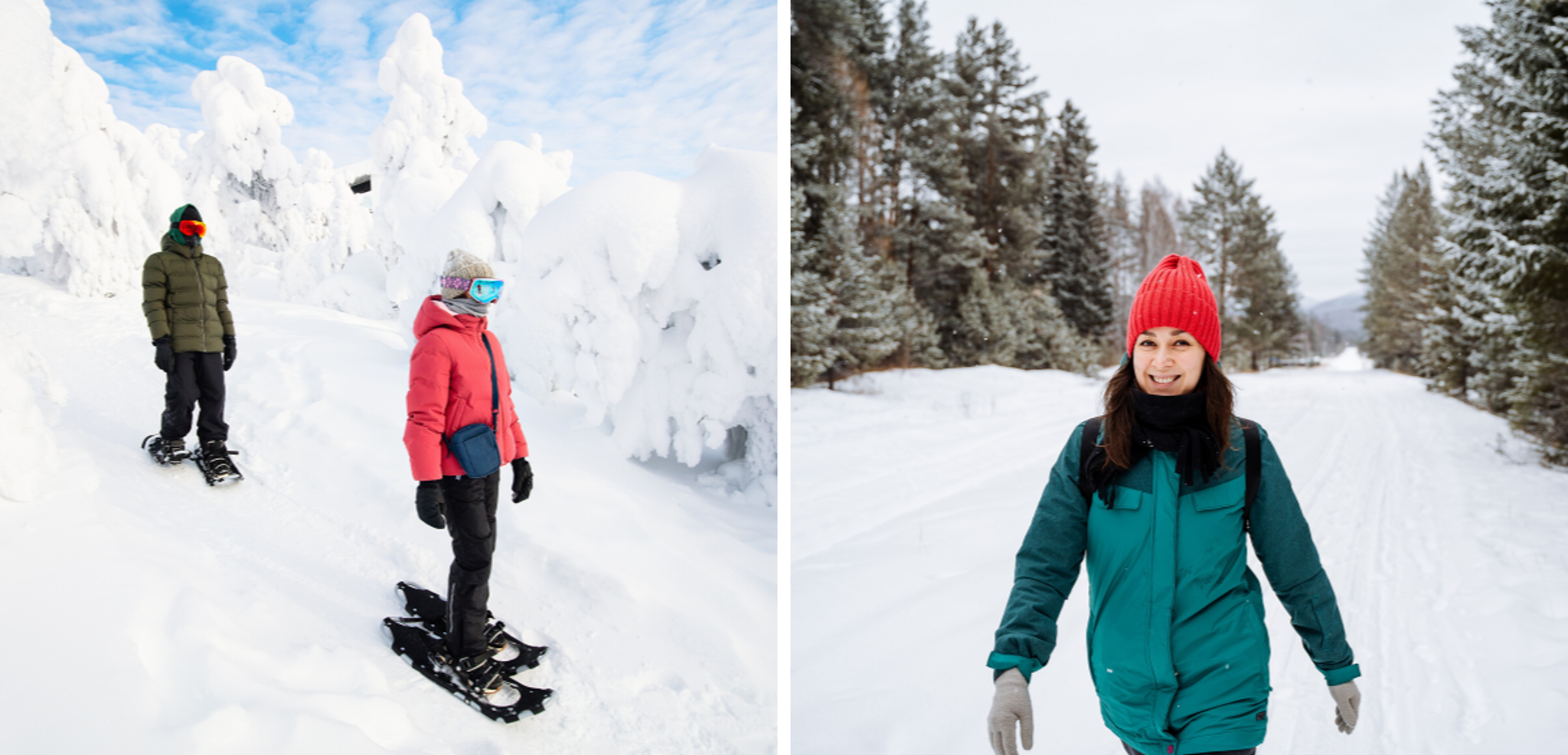 Ou enfilez vos raquettes !