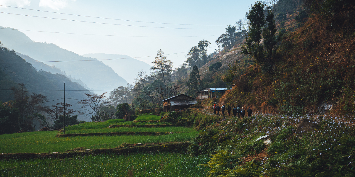 Avant de plonger dans l'ambiance de la campagne népalaise 
