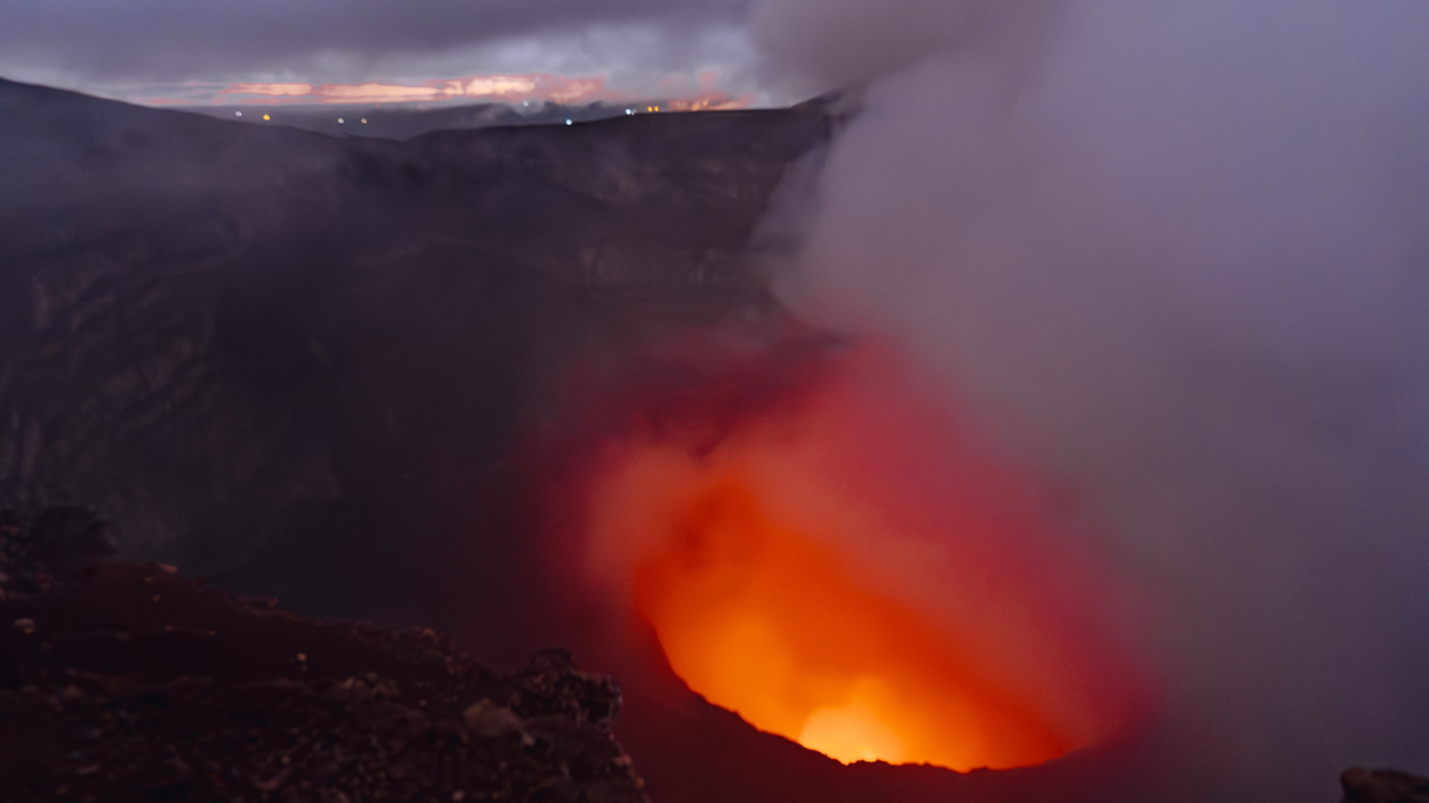 Eruption au Volcan Masaya