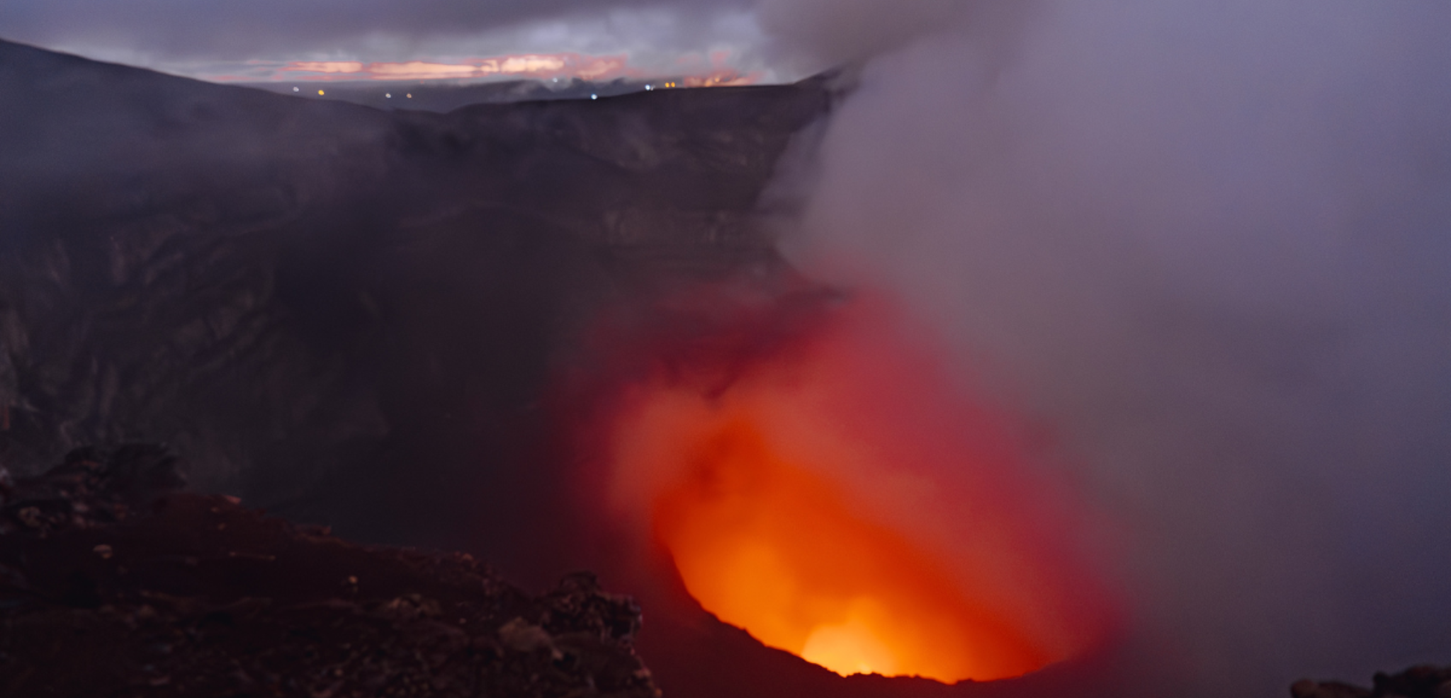 Eruption au Volcan Masaya