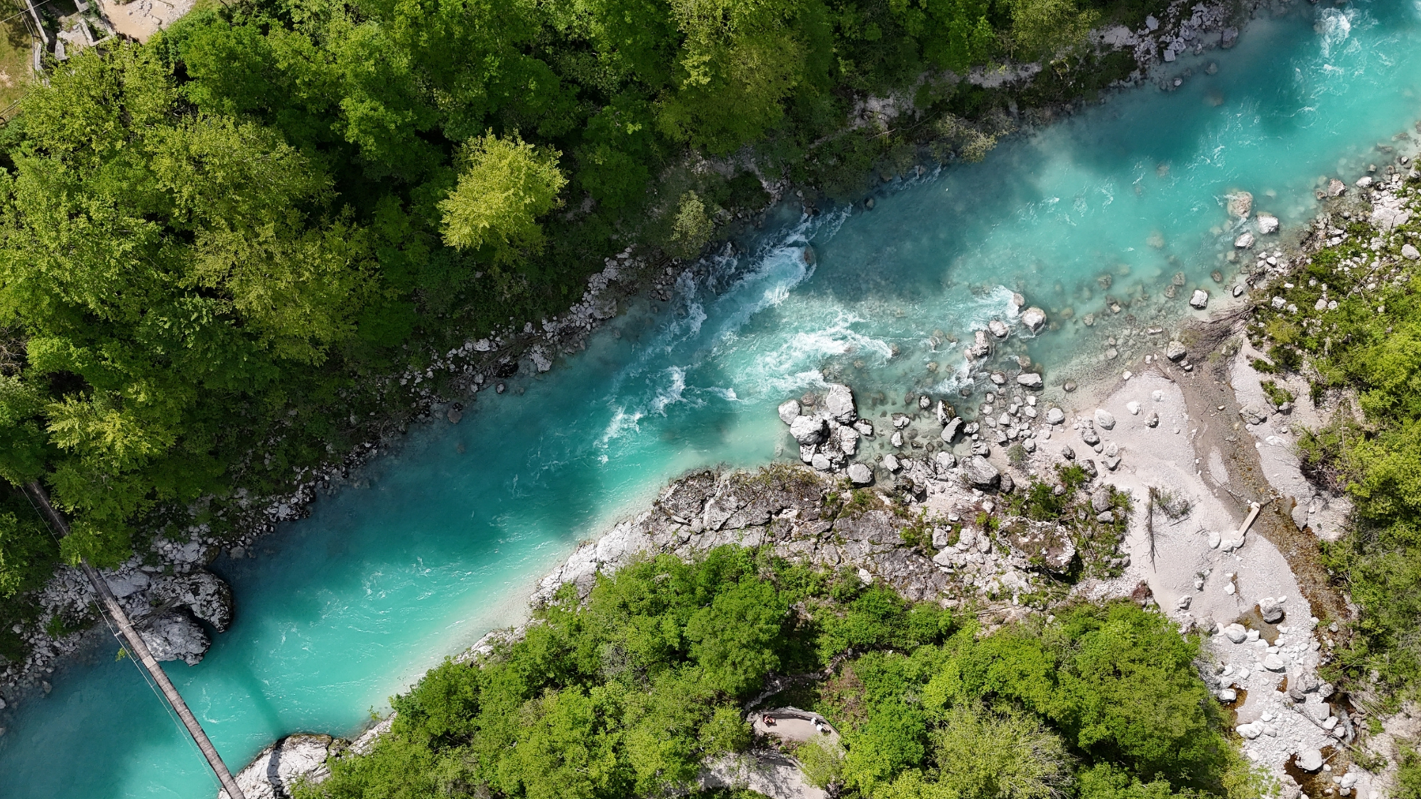 Rivière Soča, Slovénie