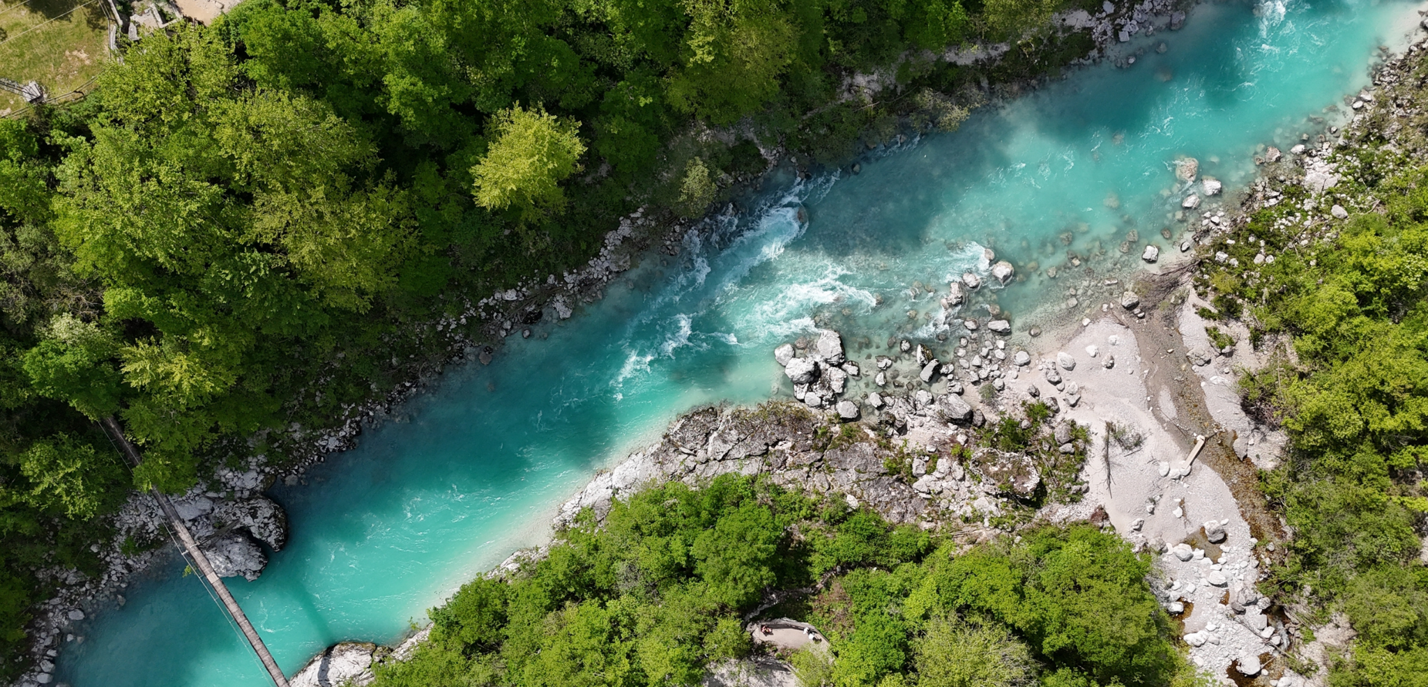 Rivière Soča, Slovénie