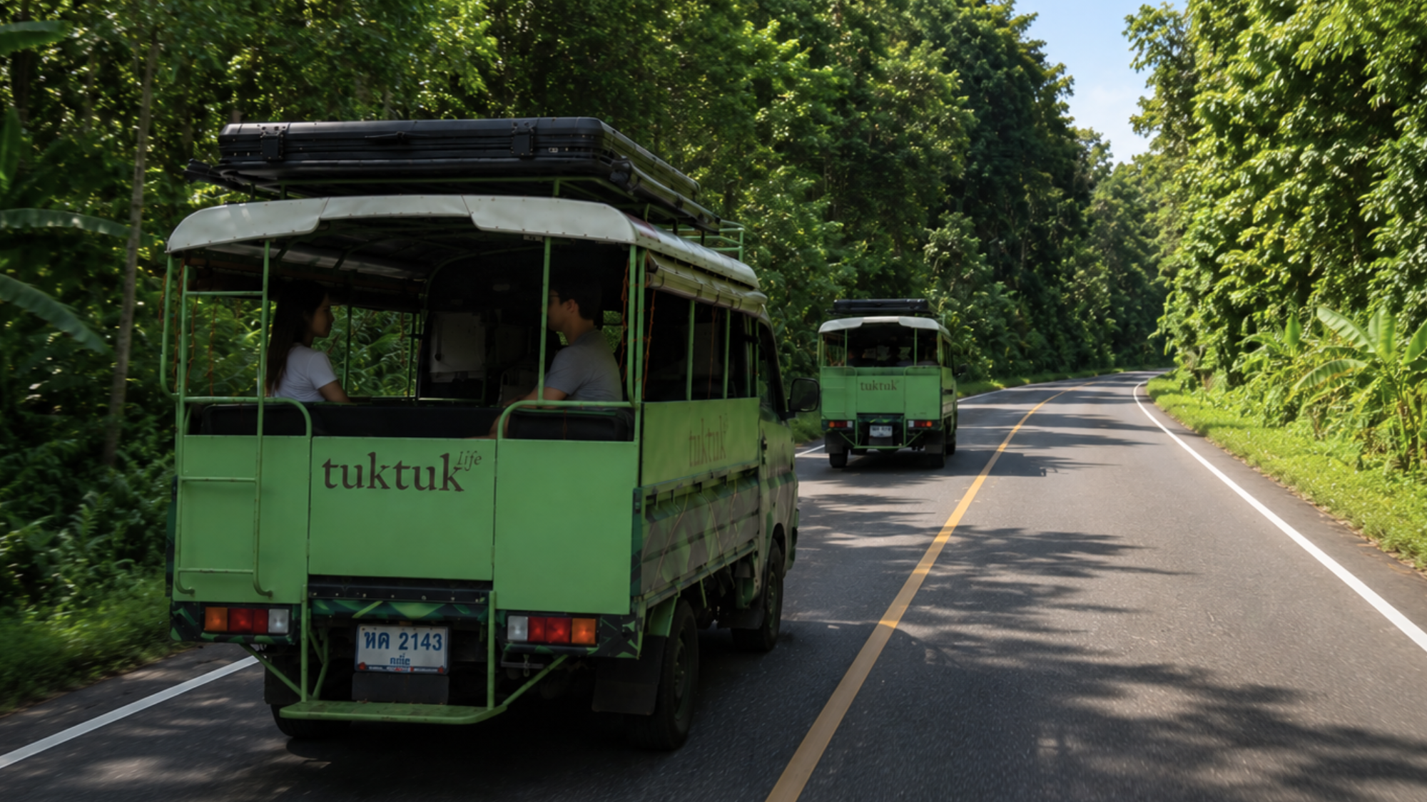 Tuk-tuk camper, Thaïlande