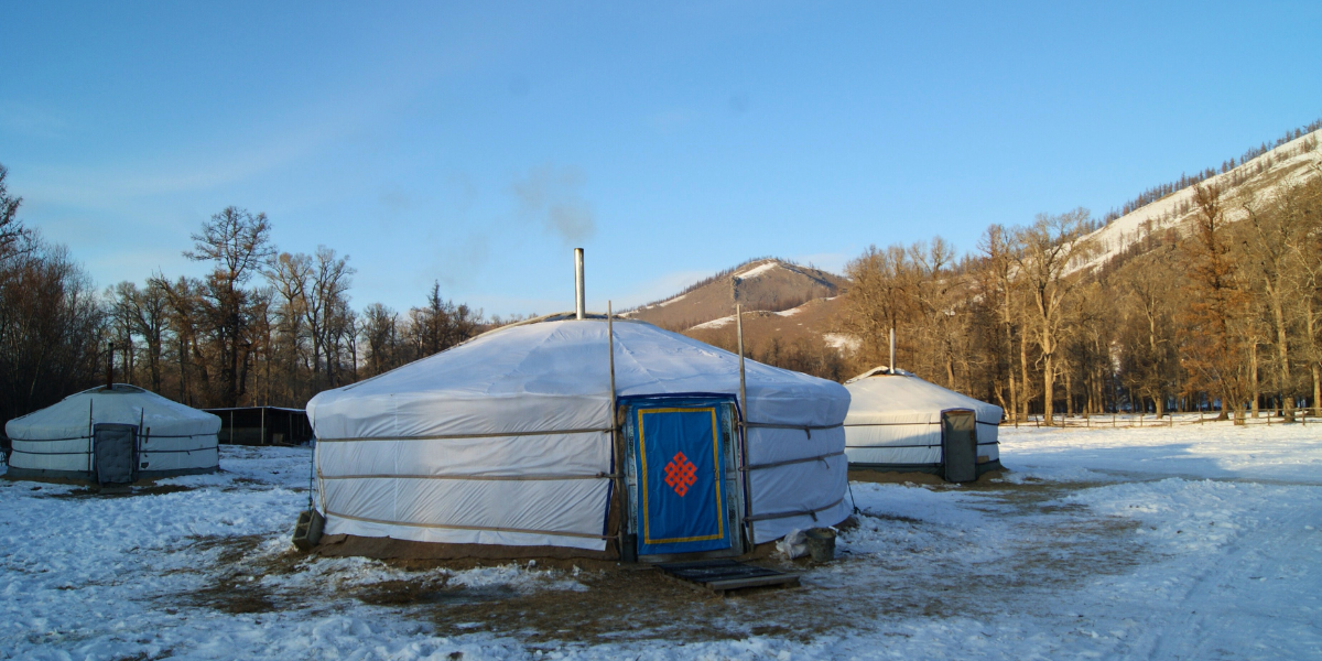 Campement de yourtes