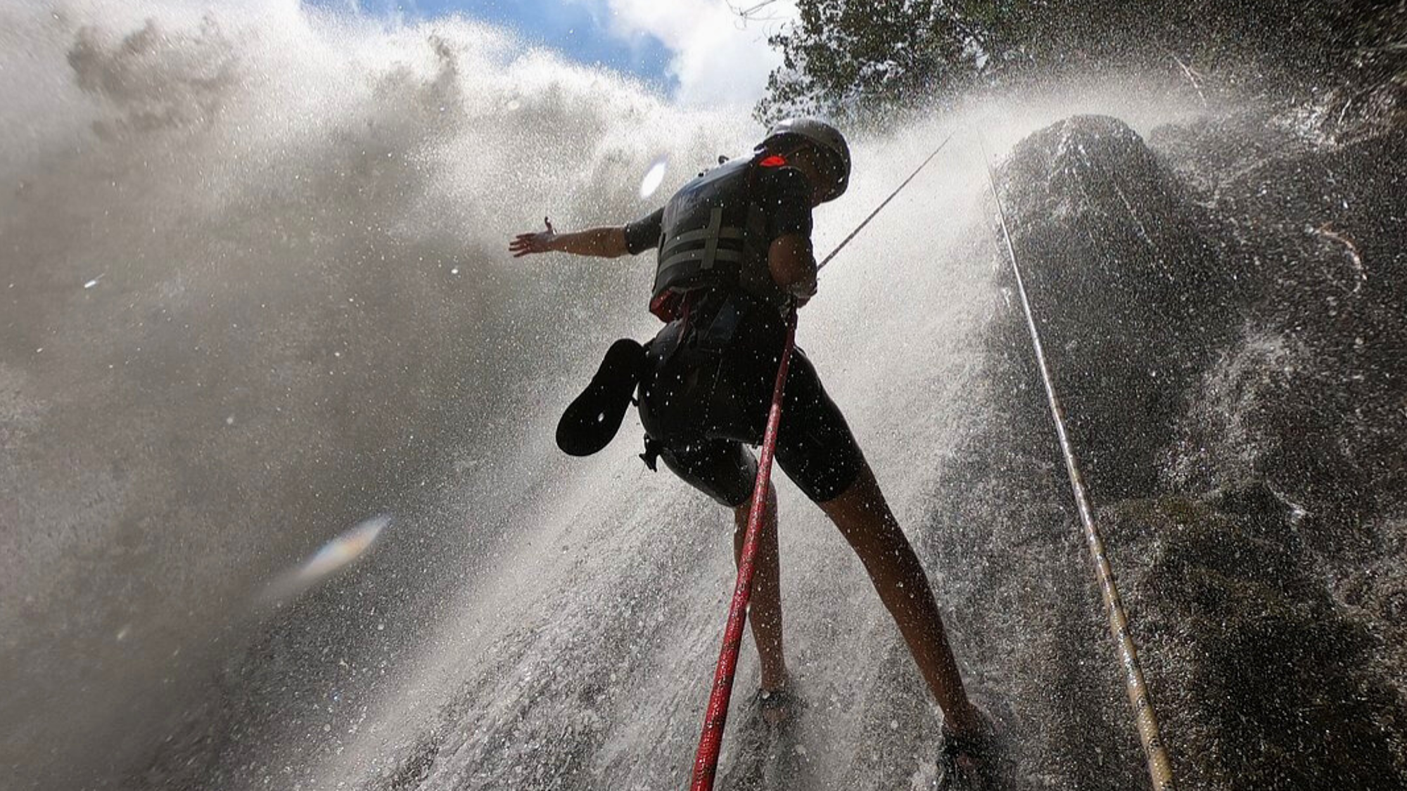 Canyoning, Chiapas, Mexique