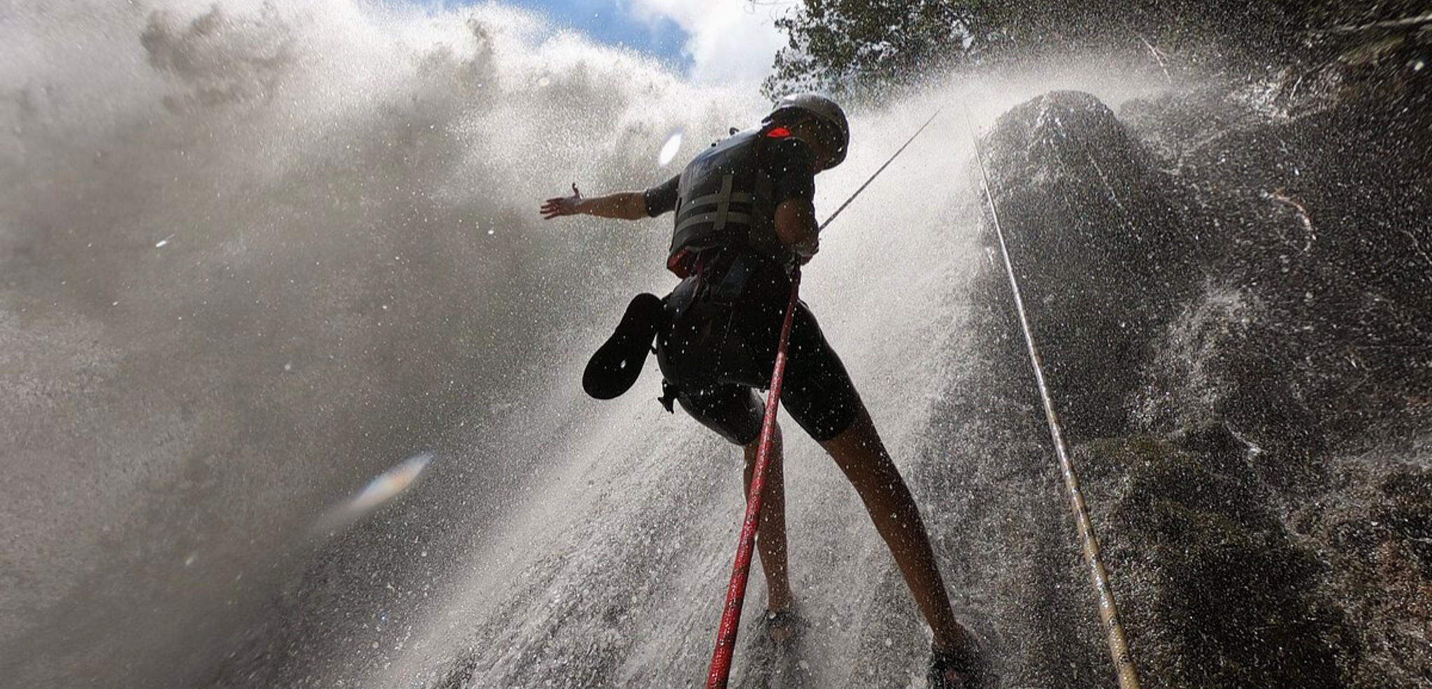 Canyoning, Chiapas, Mexique