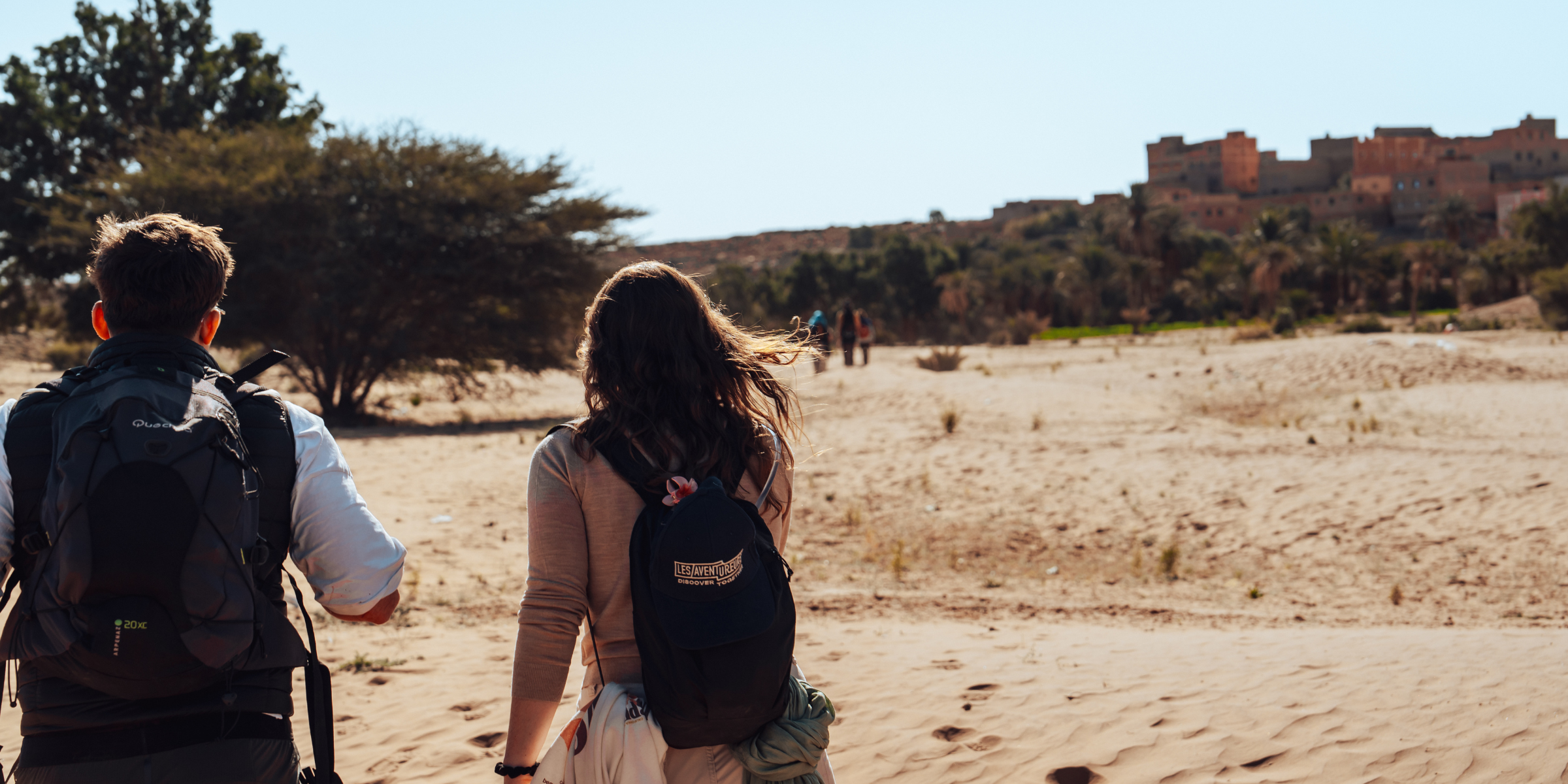 Randonnée désert, Maroc ©Maxime Moreau 