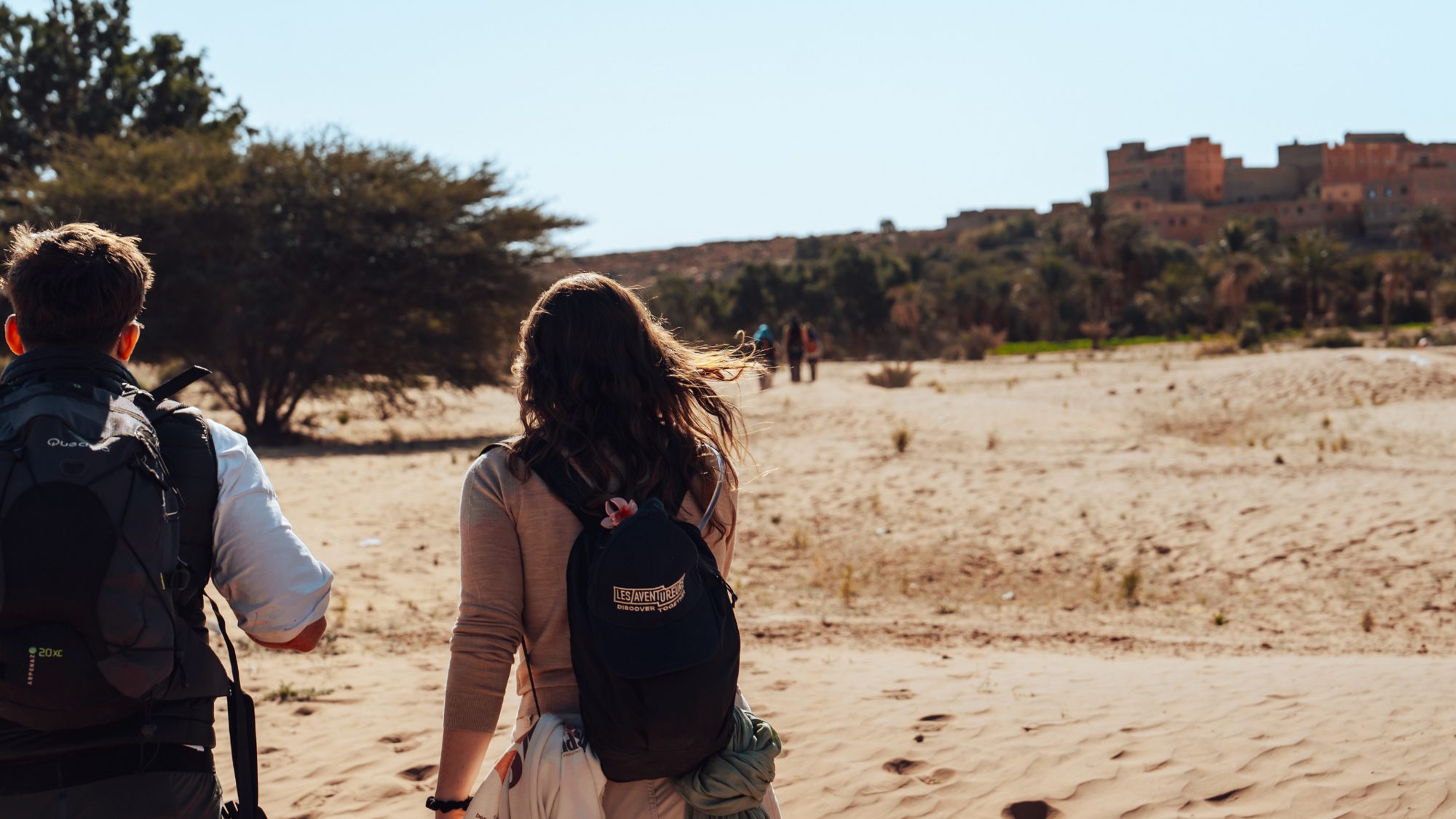 Randonnée désert, Maroc ©Maxime Moreau