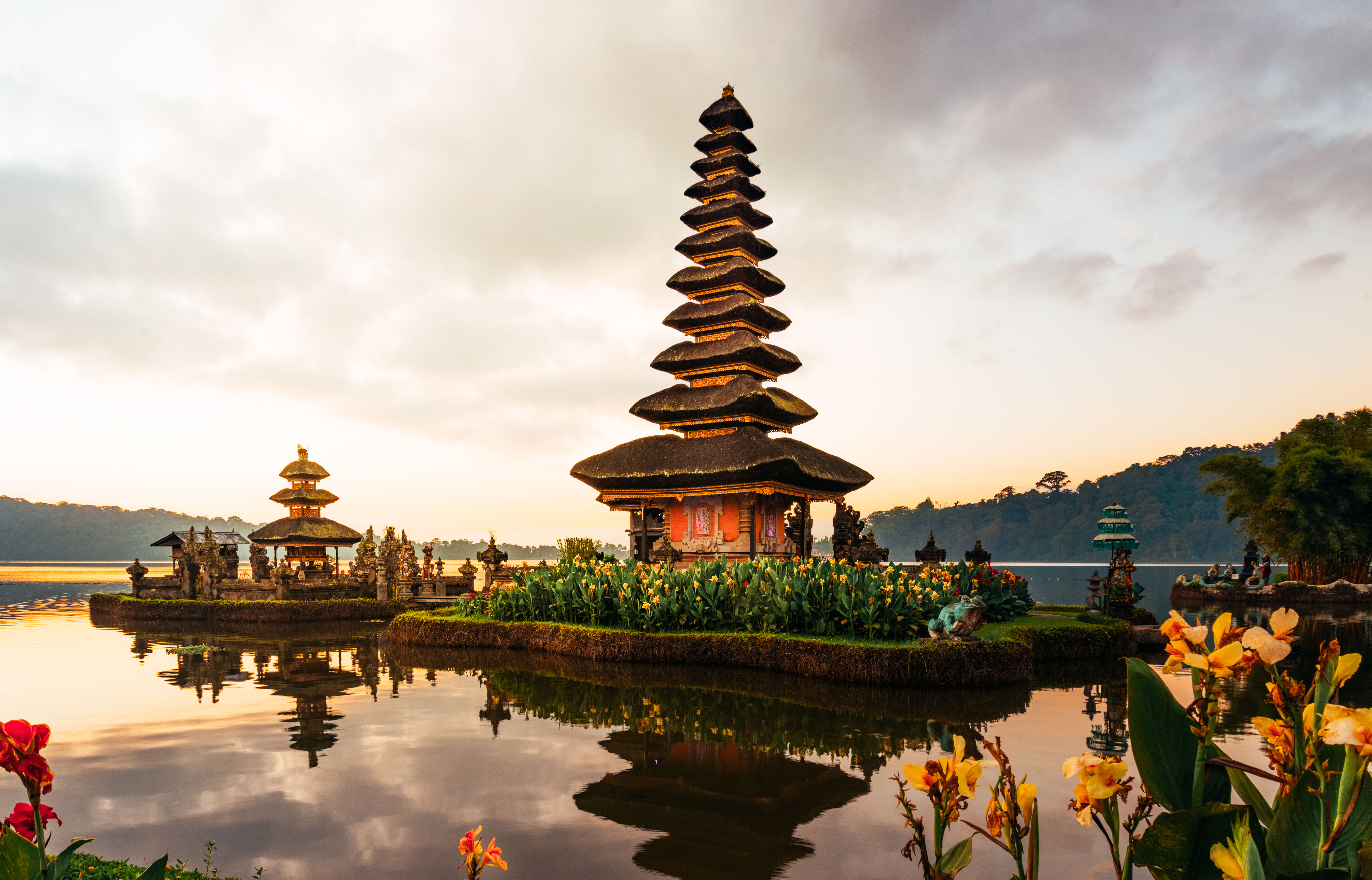 Visites de temples : Pura Ulun Danu (selon groupe de départ) 