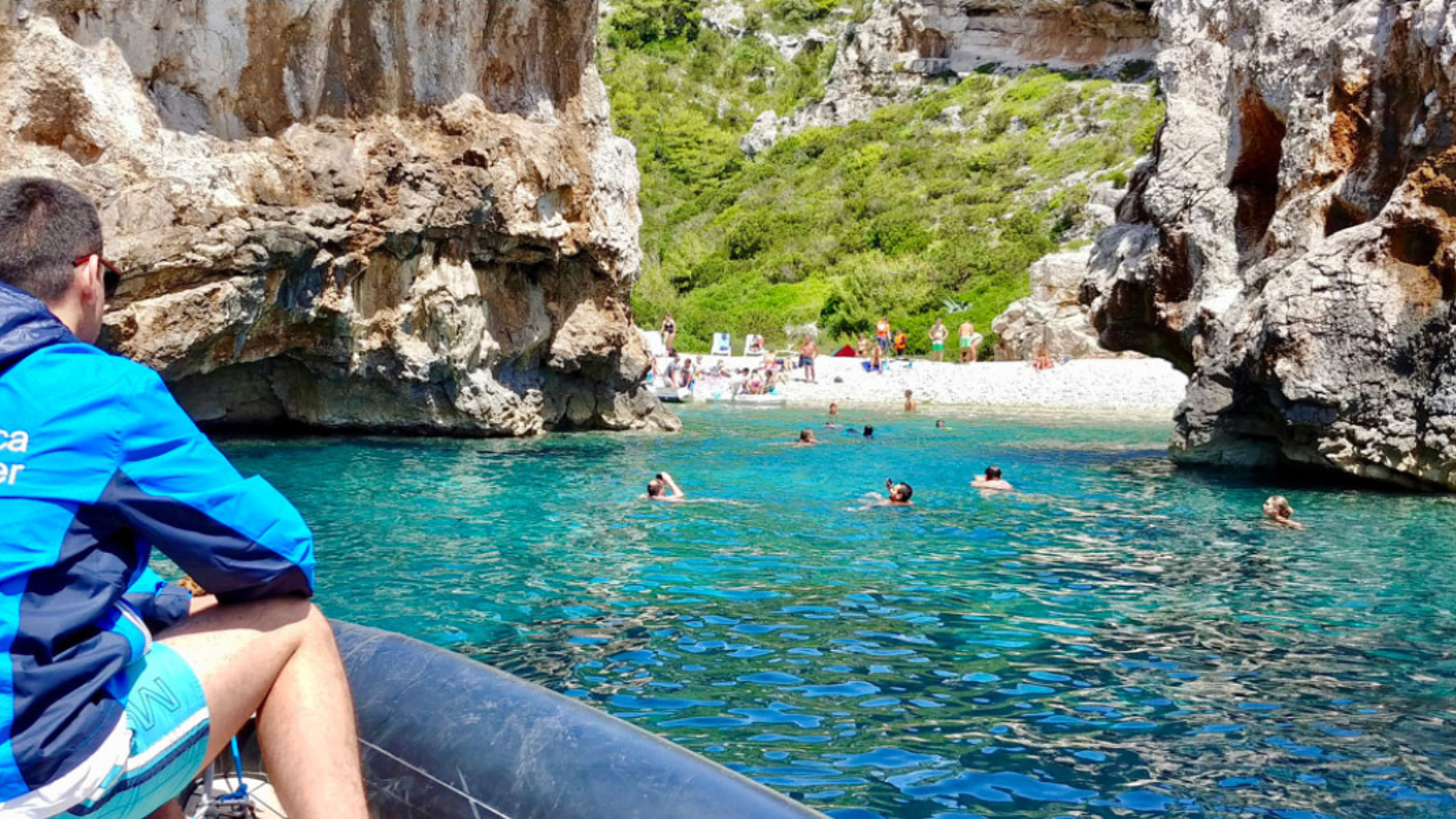 Avec pauses baignades