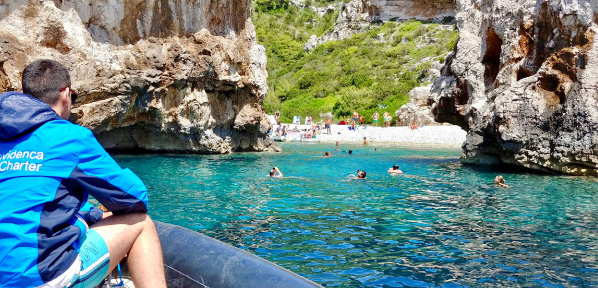 Avec pauses baignades