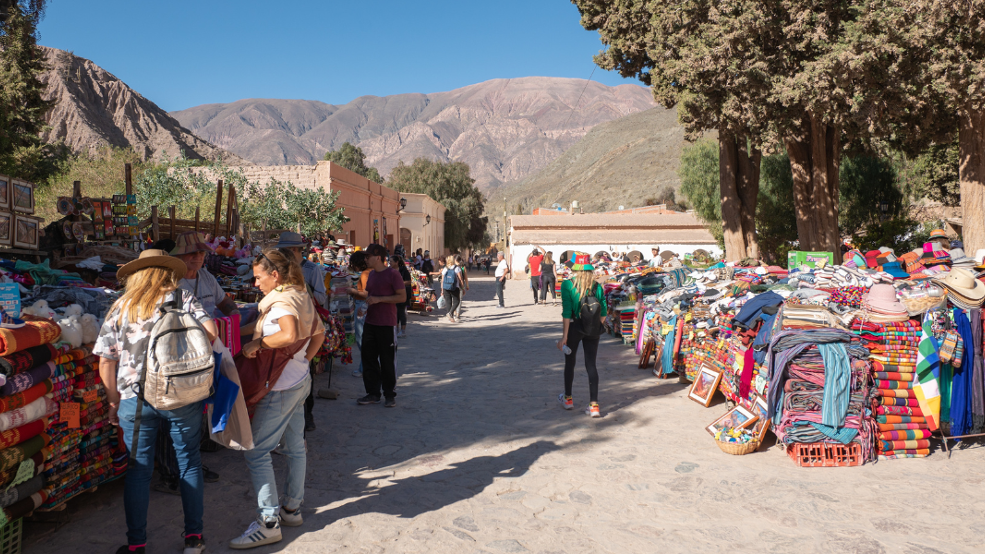 Un petit tour sur le marché artisanal de Purmamarca - jour 13 (Argentine)
