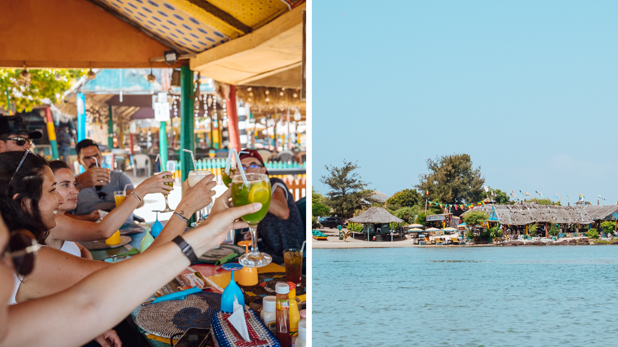 Avant de déjeuner dans un lieu atypique : ambiance rasta au menu !