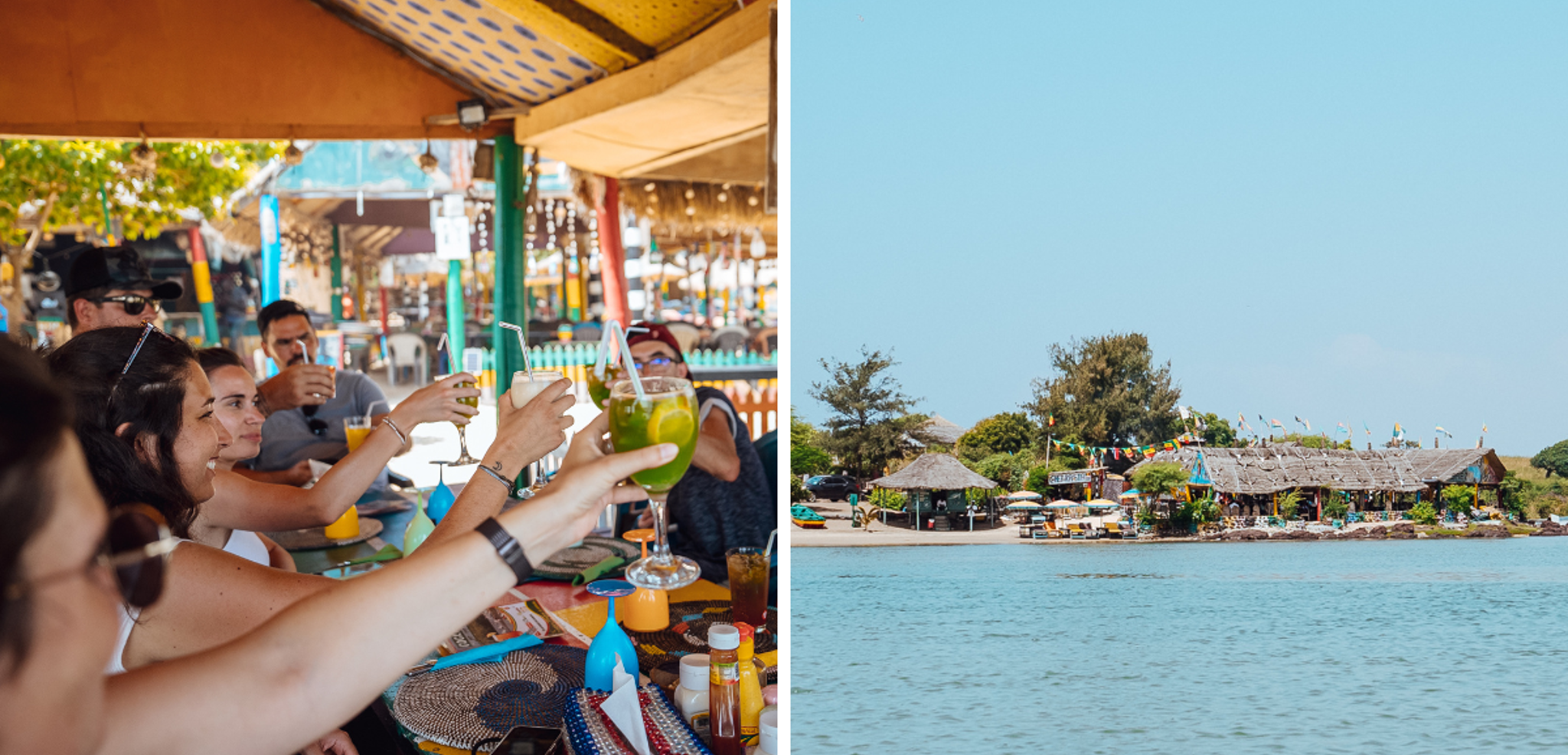 Avant de déjeuner dans un lieu atypique : ambiance rasta au menu !