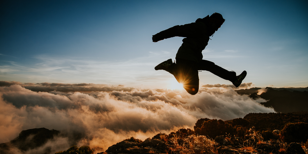 Danse de joie au dessus des nuages !