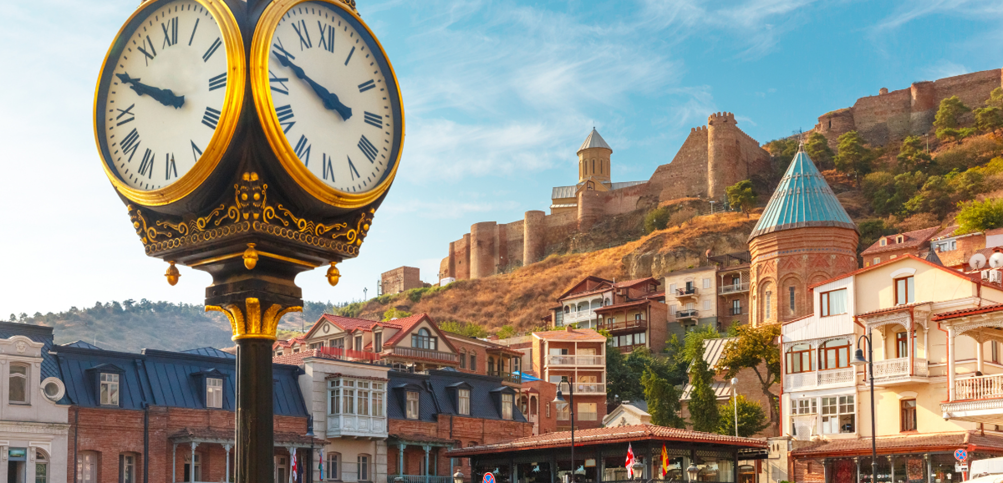 Tbilissi et la forteresse de Narikala