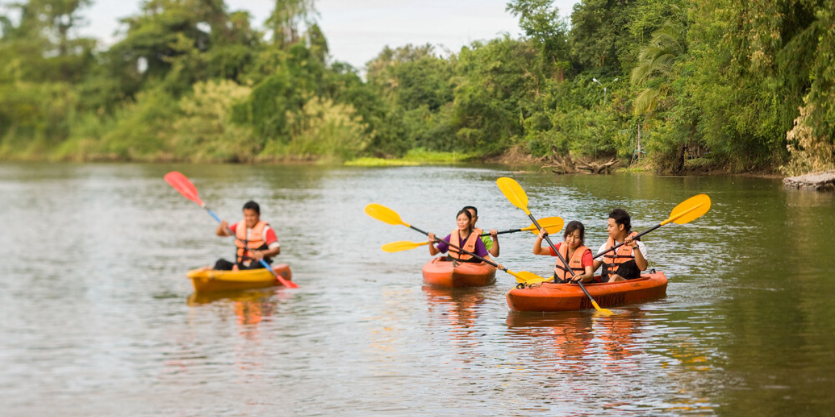 Ton activité kayak sur la rivière Kwaï, Kanchanaburi - Jour 4