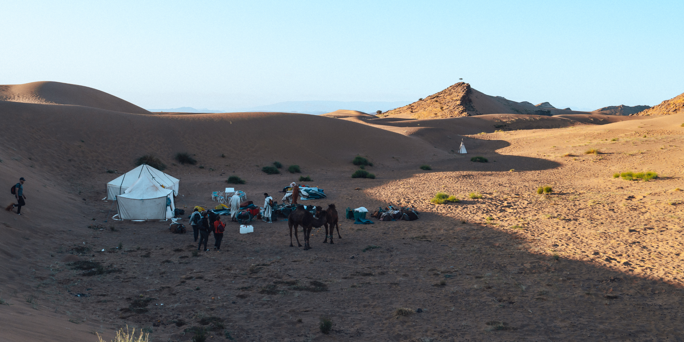 Randonnée désert, Maroc ©Maxime Moreau 