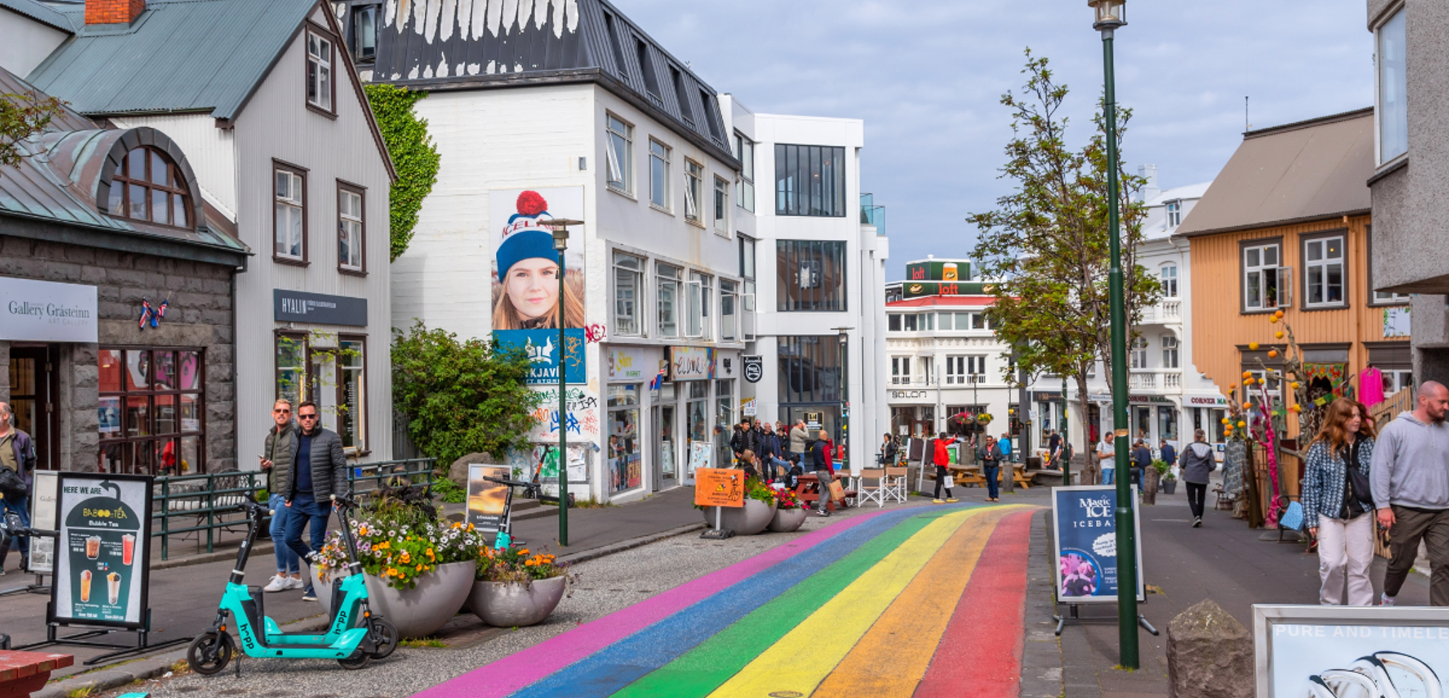 La visite libre du centre ville de Reykjavik - Jours 1, 7 et 8