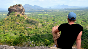 En haut du Rocher de Pidurangala