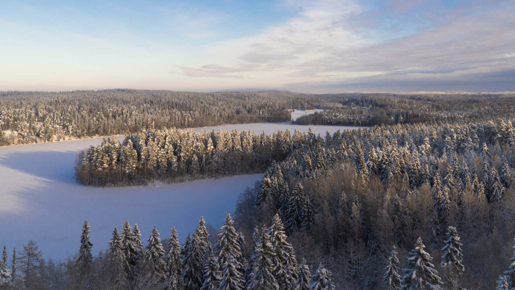 La taïga finlandaise comme terrain de jeu de cette aventure