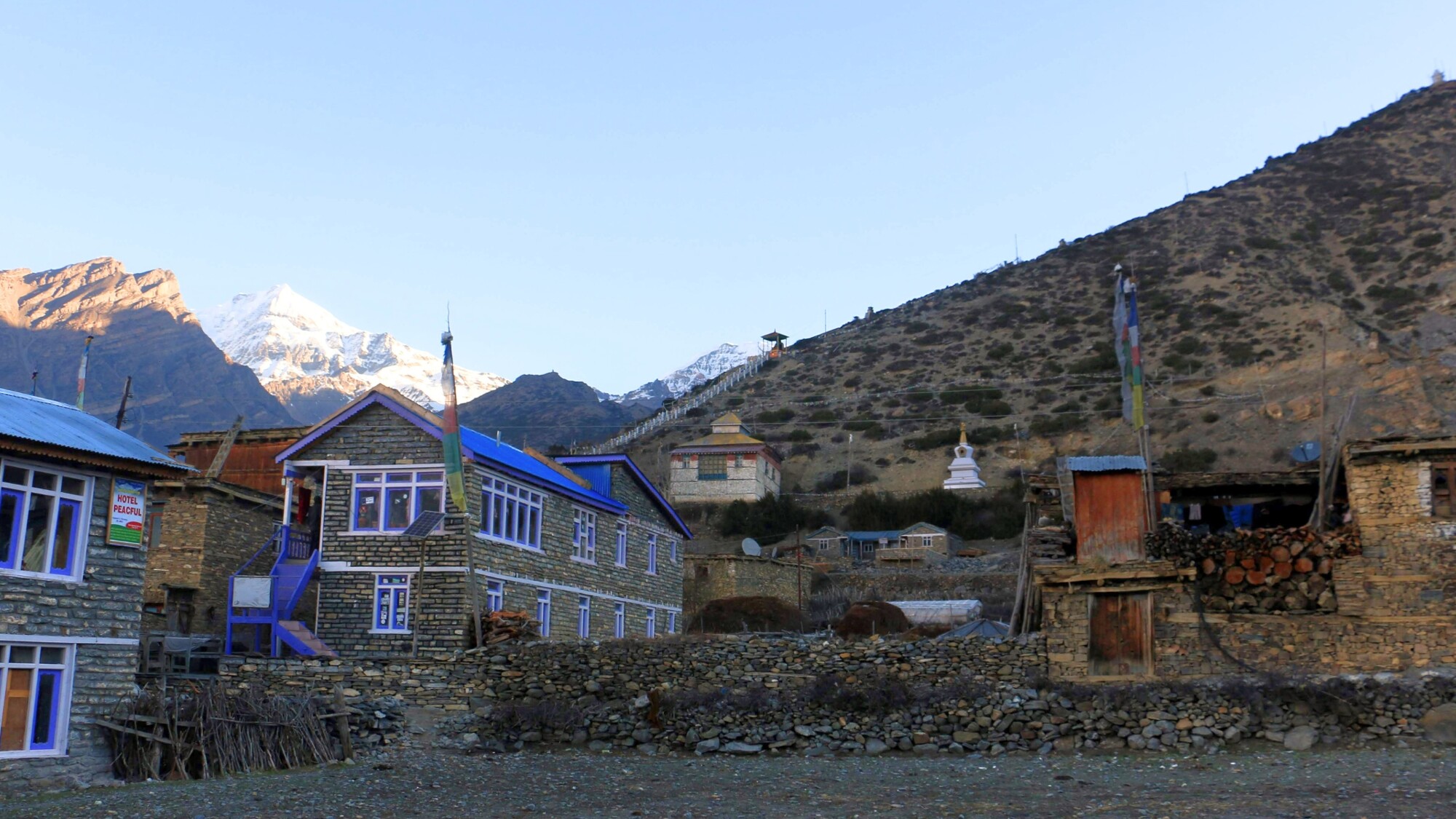 Lodge de montagne, Nagwal, Annapurnas, Népal ©Courtesy of Altaï Nepal