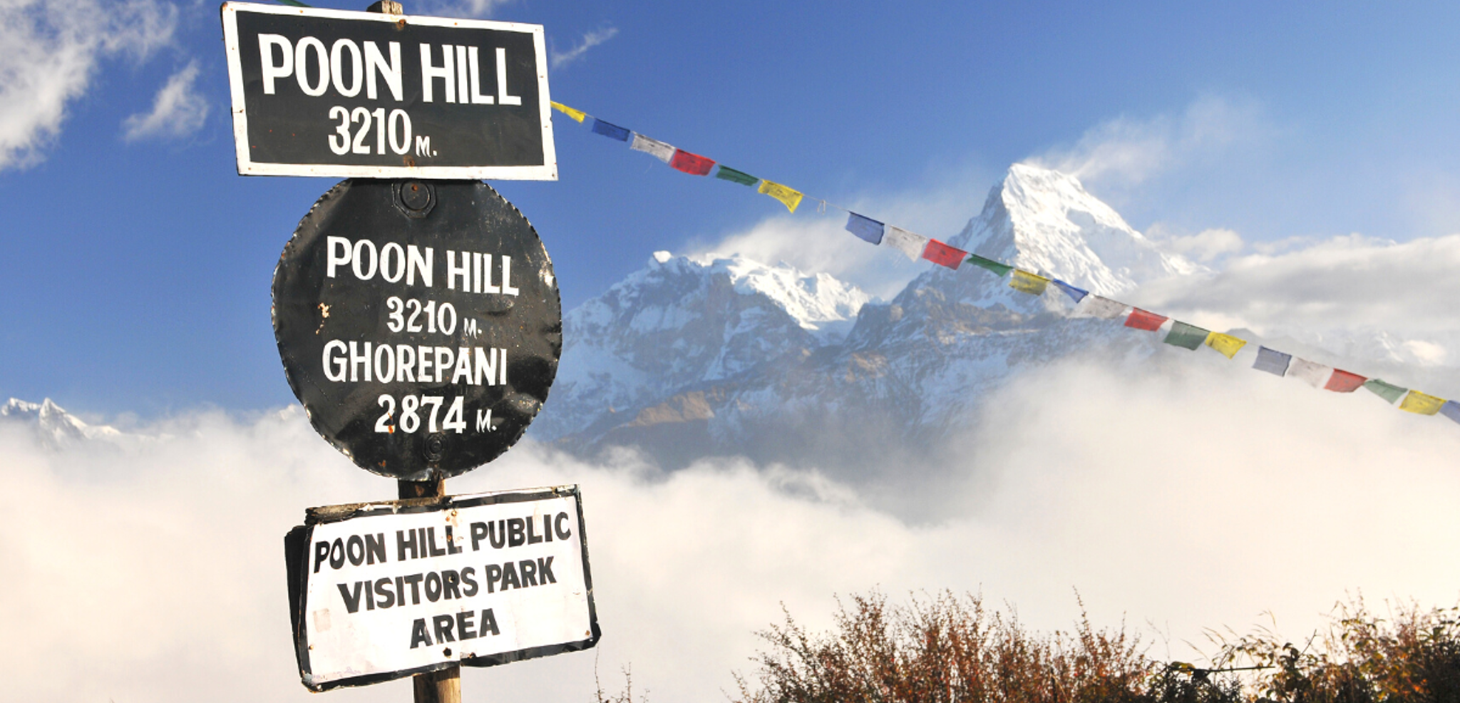 Atteignez le belvédère de Poon Hill (3210m) pour une vue à couper le souffle !