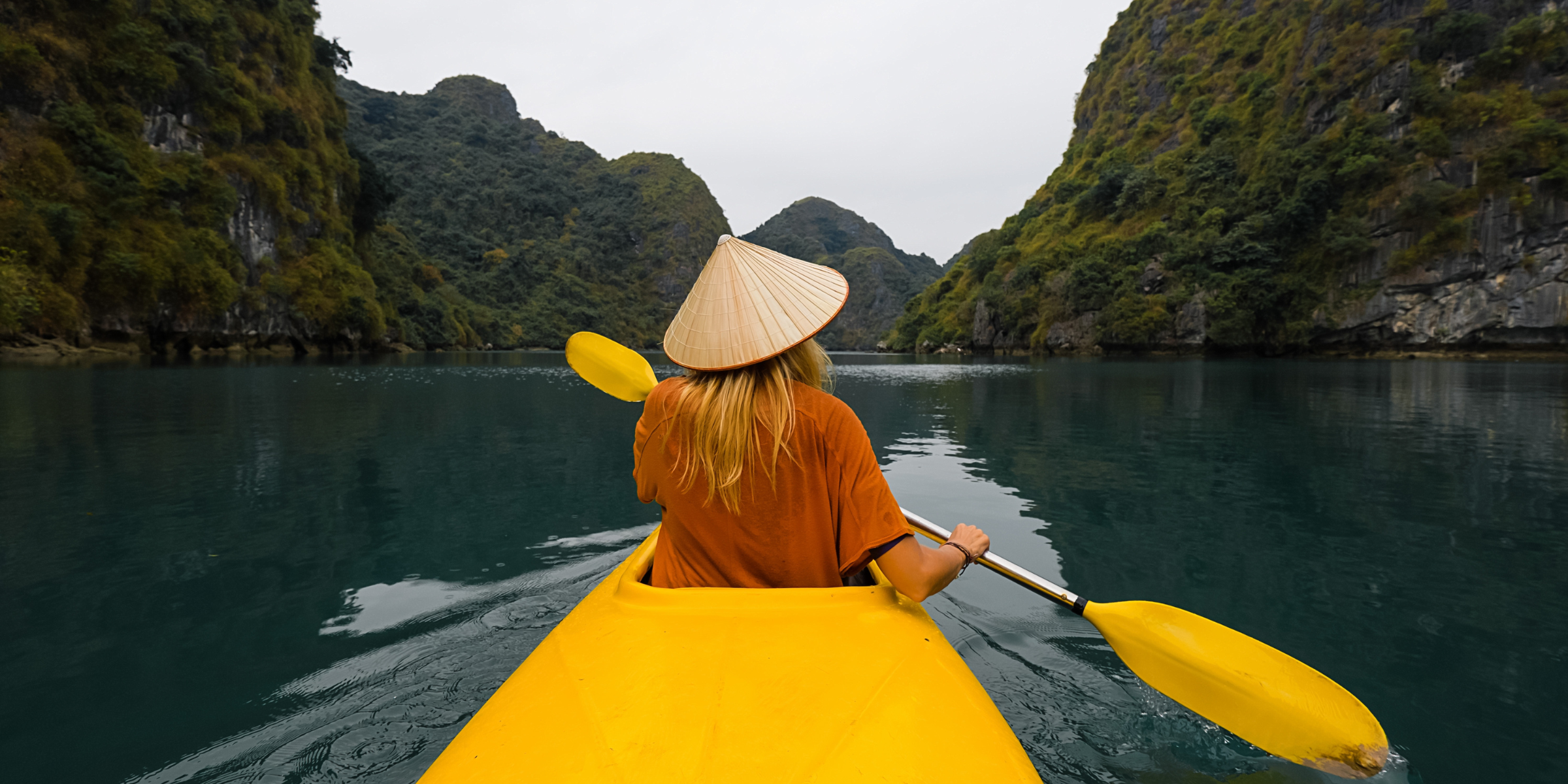 Kayak Baie d'Ha Long, Vietnam 