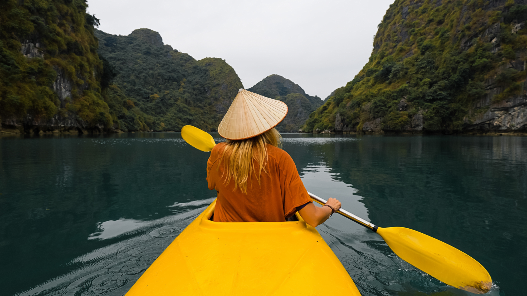 Kayak Baie d'Ha Long, Vietnam
