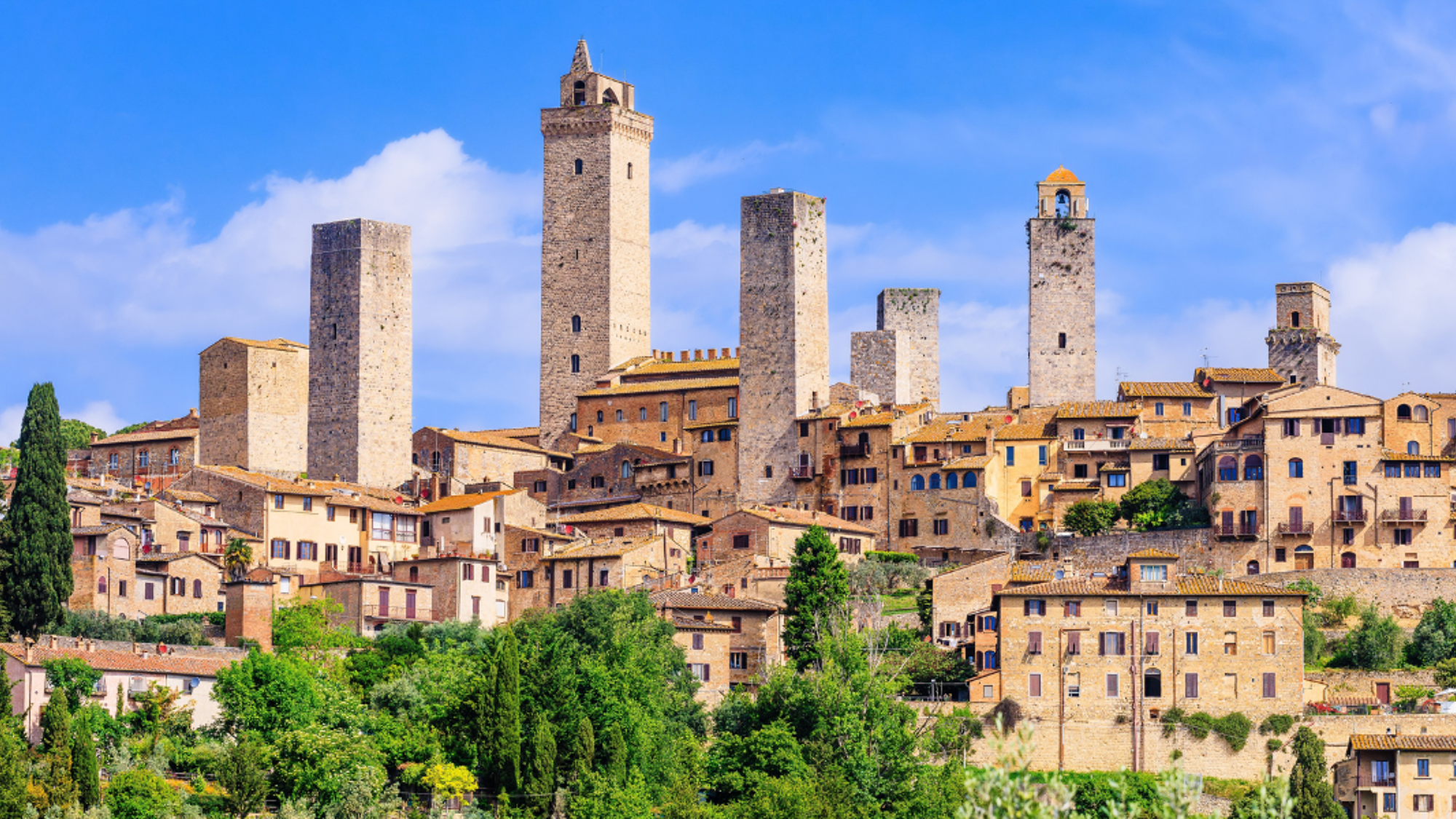 Parsemés de villages pittoresques comme San Gimignano