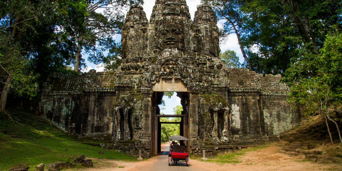 ...aux temples d'Angkor au Cambodge 
