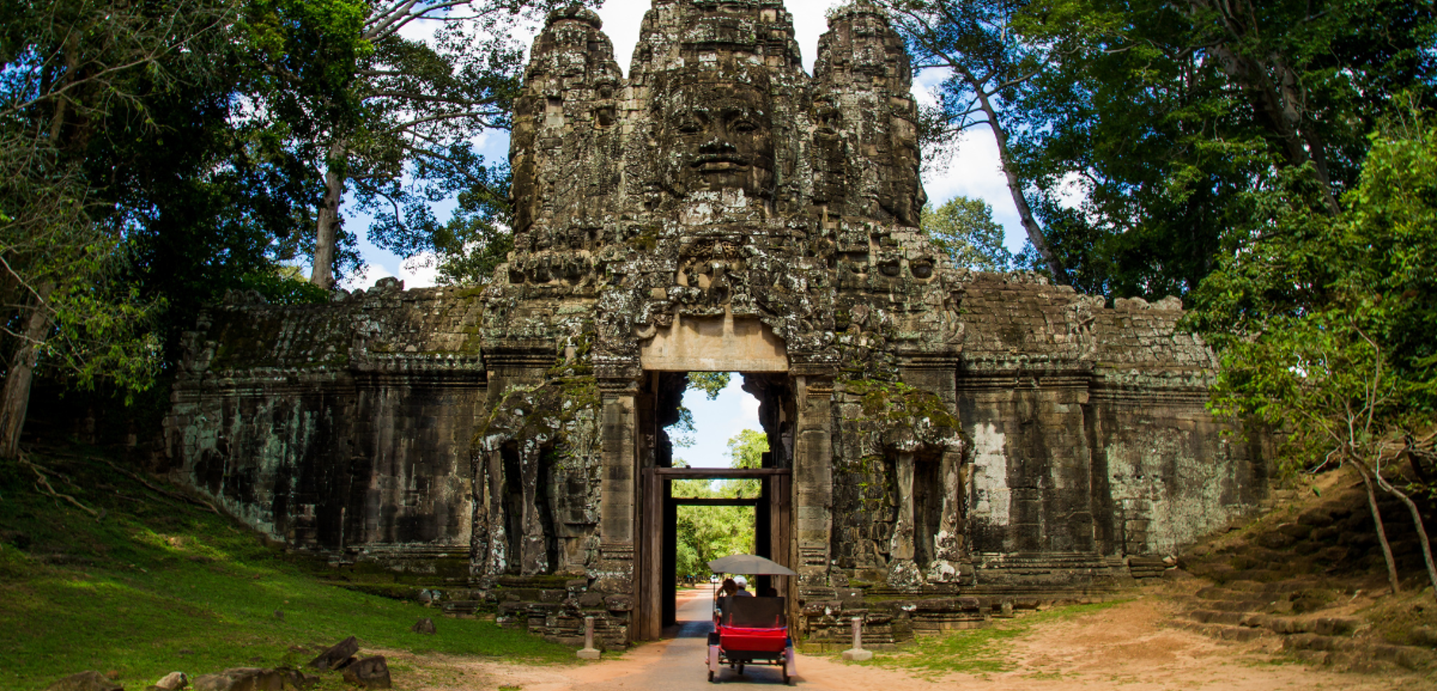 ...aux temples d'Angkor au Cambodge