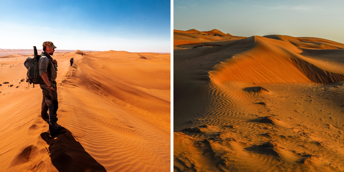 Au désert des Wahiba 