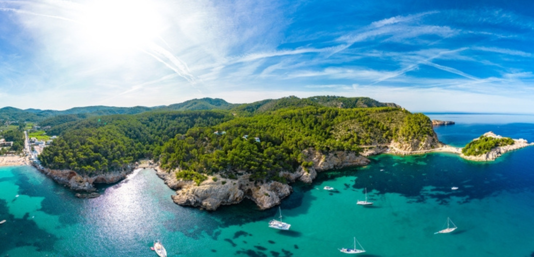 Direction le nord de l'île