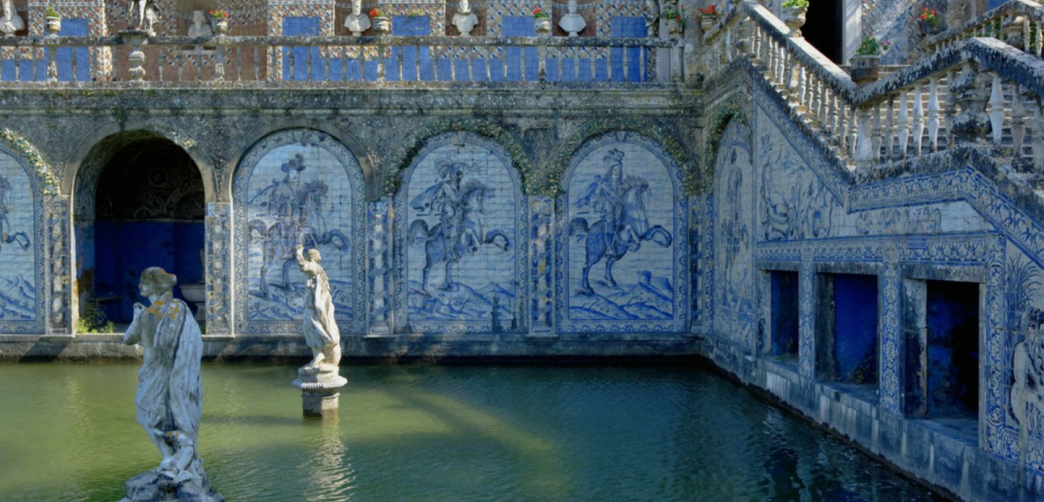 ou encore les jardins du Palacio Fronteira