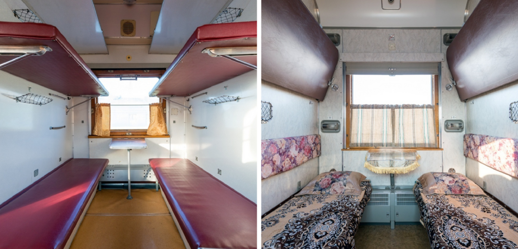 Version jour et nuit du train couchette