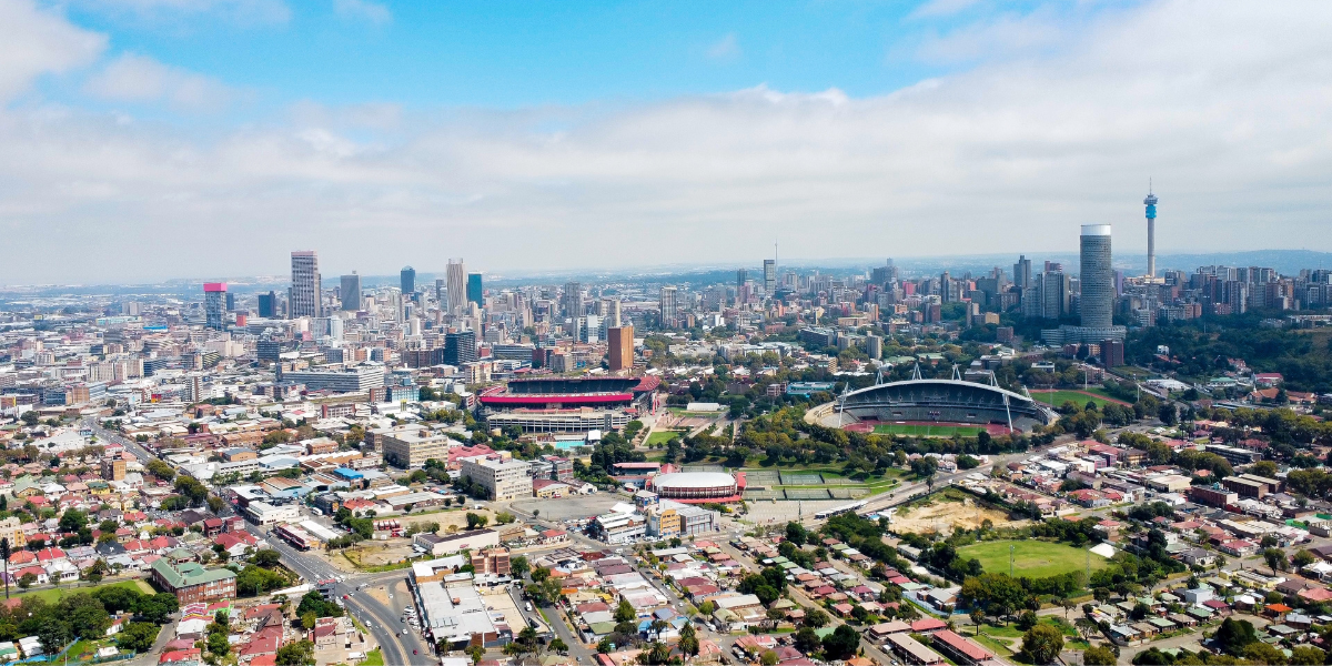 Votre périple commence à Johannesbourg