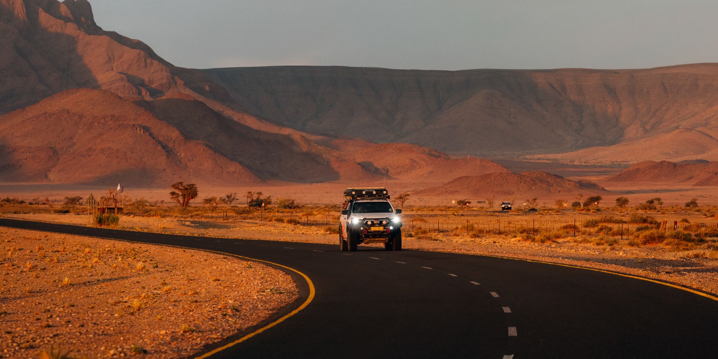 Sur la route de Sesriem, Namibie ©Julien Fabro
