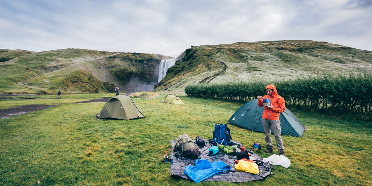 Chaque jour tu installes ton campement et dors sour la tente - Jours 2 à 6