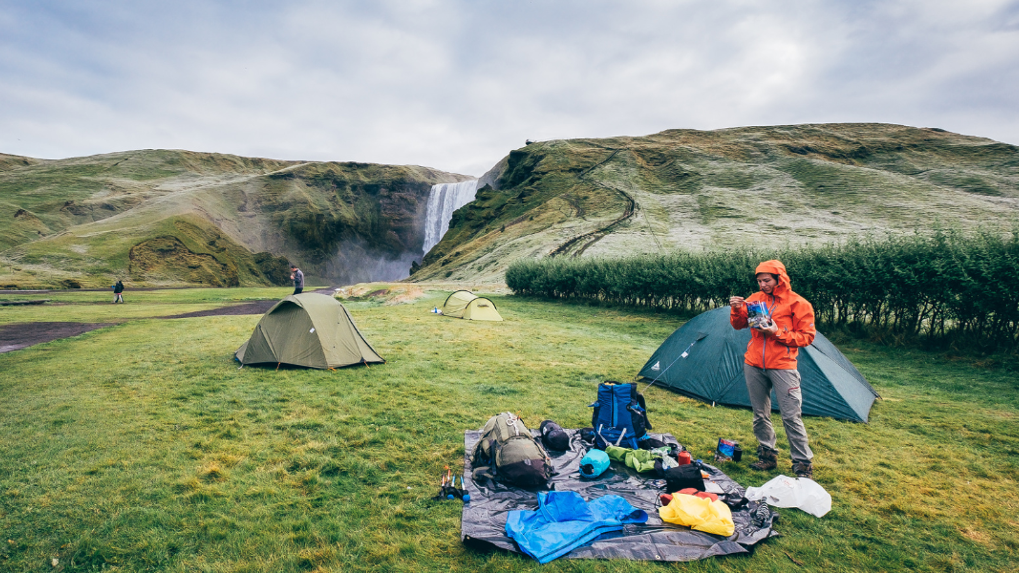 Chaque jour tu installes ton campement et dors sour la tente - Jours 2 à 6